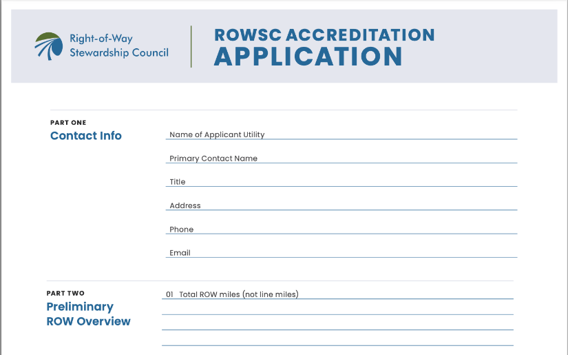 Accreditation Application